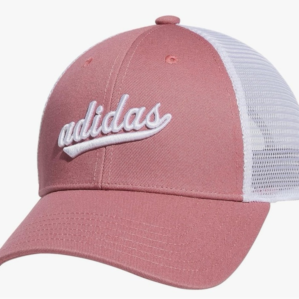 NWOT Adidas Aeroready Women’s OS‎ Pink Strata Adjustable Trucker Cap
